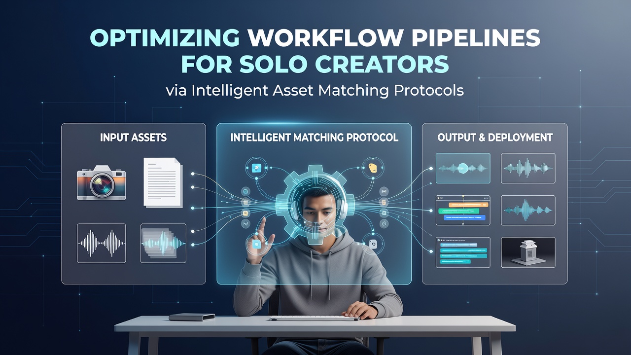 Optimizing Workflow Pipelines for Solo Creators via Intelligent Asset Matching Protocols